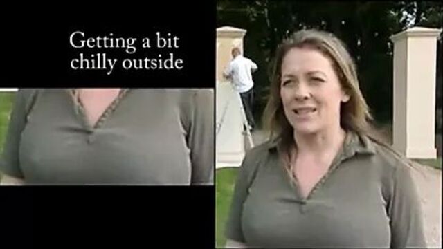 Sarah Beeny nipples and huge tits