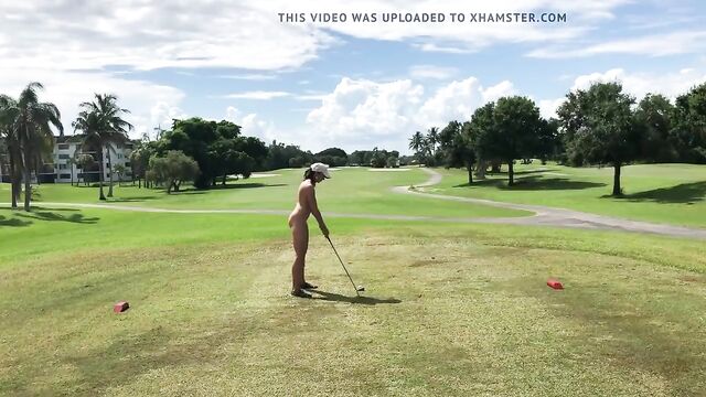 My wife plays golf 1 - public course