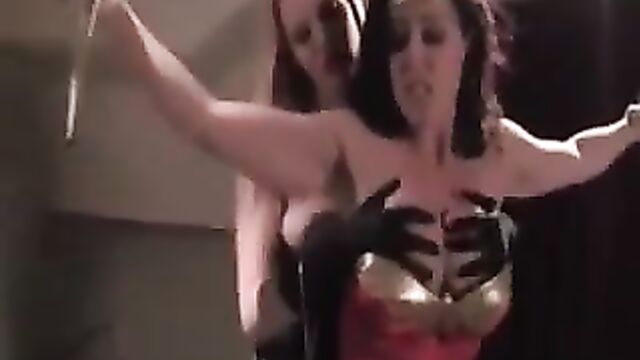 Wonder Woman takes ass whipping, then stripped & vibed