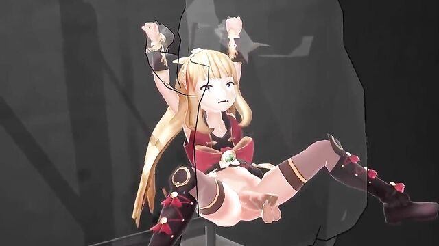 MMD - Cagliostro Jail Sex (Granblue Fantasy)