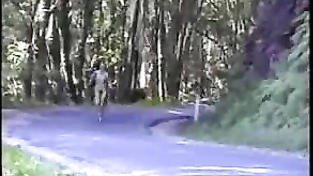 Naked cross country running