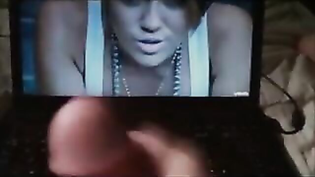 Wanking & Cumming To Miley Cyrus' Who Owns My Heart Video