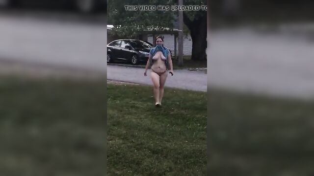 Fat Whore Nasty Jess Nude in Public