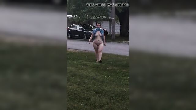 Fat Whore Nasty Jess Nude in Public