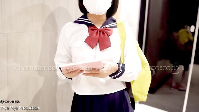 Myanmar Schoolgirl studying in Japan, Aye Mi San