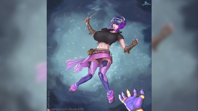 Loosing the Fight - Milky Breast expansion animation