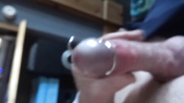 Glans ring plug fun