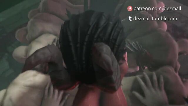Sacrifice by Dezmall - Sex with Demon Succubus 3D CG SFM