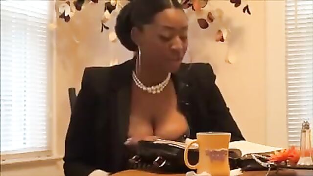 FEMALE PREACHER exposes breast during sermon