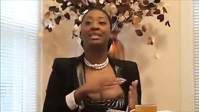 FEMALE PREACHER exposes breast during sermon