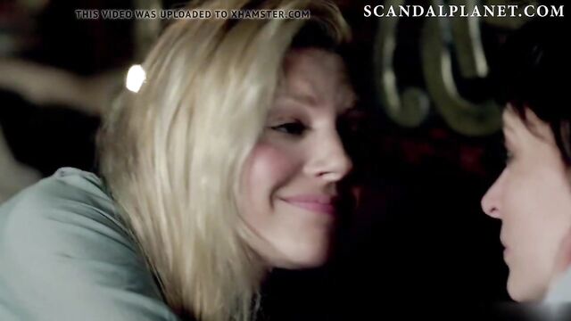 Katheryn Winnick Lesbian Kiss on ScandalPlanet.Com