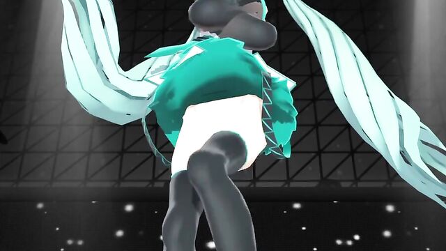 MMD Miku-Time Stop-Stripped on stage