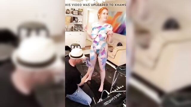 Maitland Ward new body painting