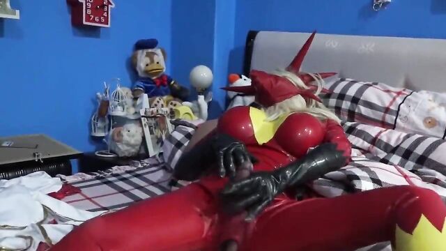 latex blaziken wanking