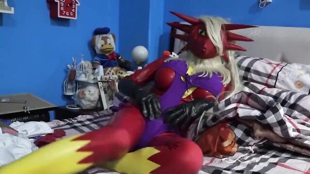 latex blaziken wanking