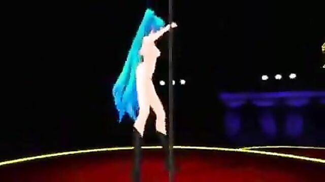 Hatsune Miku Pole Dance