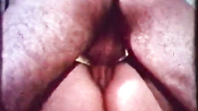 Hairy Pussy Fucked and Creampied (1970s Vintage)