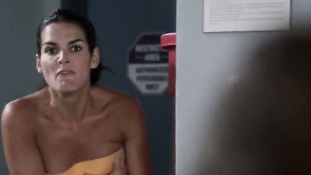Angie Harmon Nude Covered (Rizzoli and Isles)