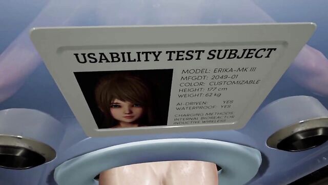 Waifu Gets Vagina Tested In a Lab - 3D Animation