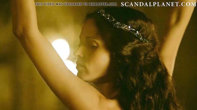 Karen Hassan Nude Scene from 'Vikings' On ScandalPlanet.Com
