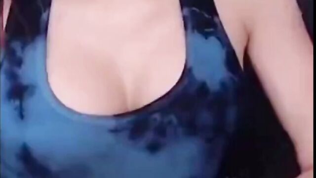 Compilation of small breasted twitch girl flexing