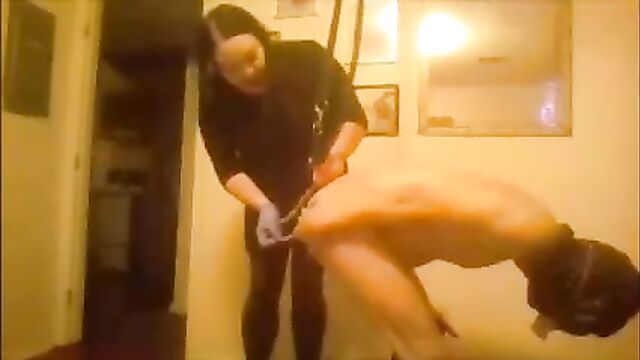 cbt sph bdsm - playing with my fuck pig's little clitty