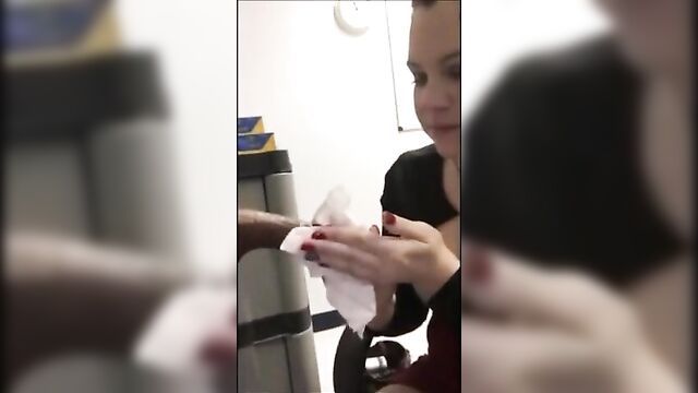 a blowjob in the office.