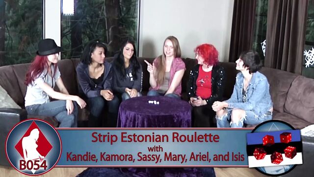 Strip Estonian Roulette with a Group of Wild College Girls