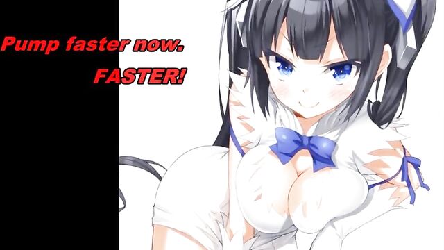 Hestia Anime Edging JOI