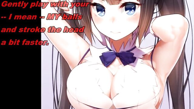 Hestia Anime Edging JOI