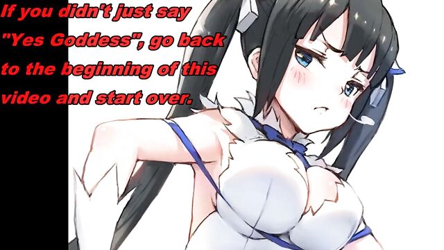 Hestia Anime Edging JOI