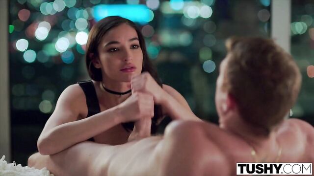 TUSHY – Bad girl Emily has an addiction to adrenaline & anal