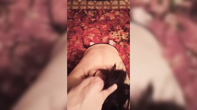Sexy kazakh slutwife worship her Russian bf while hubby away