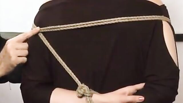 Gote shibari ( aka takate-kote): Shibari box-tie tutorial