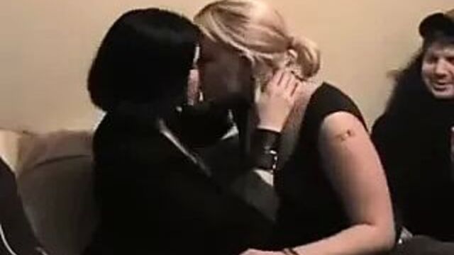 First lesbian makeout session