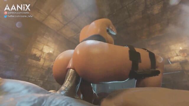 Jill Valentine – Double Penetration (Animation With Sound)