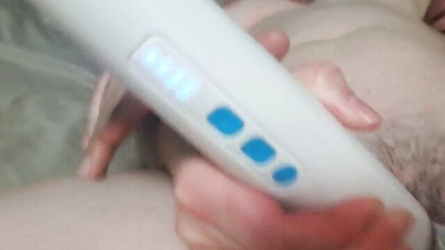 Wife sex from behind using ohmibod and hitachi pt2