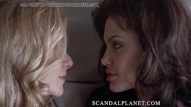 Angelina Jolie Lesbian Kiss Scene on ScandalPlanetCom