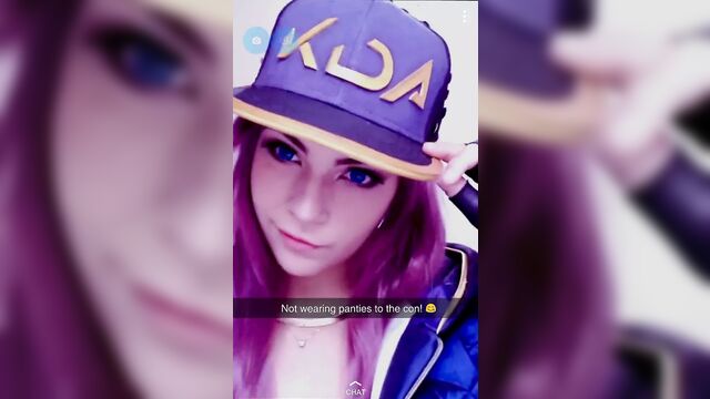 Snapchat Akali Cosplay