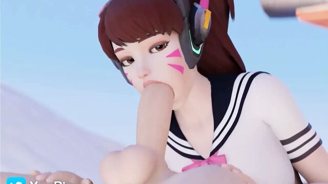 D.Va 18 - Overwatch SFM & Blender Porn Compilation