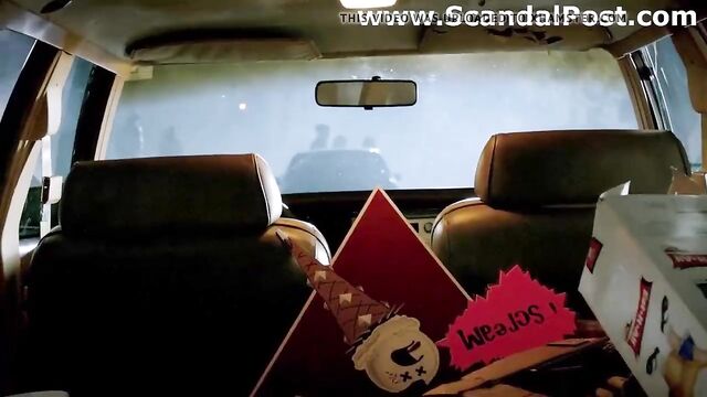 Alexandra Daddario Car Sex Scene at ScandalPost.com