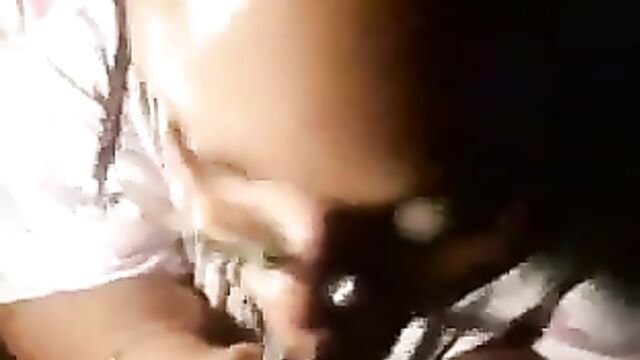 Black BBW sucking cock