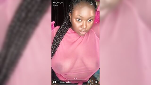 Nigerian model with huge boobs