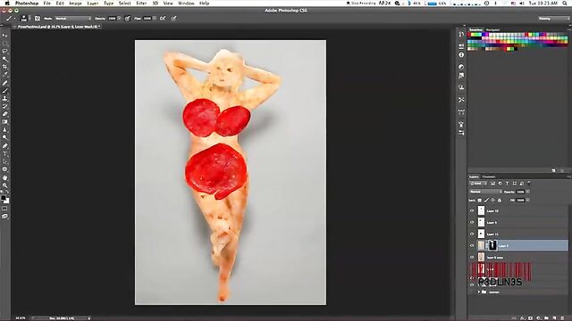 Photoshop Turns Pizza Into Woman