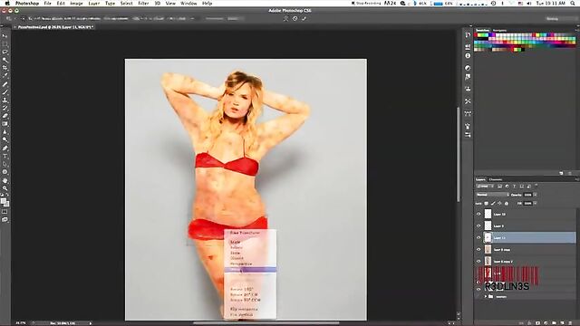 Photoshop Turns Pizza Into Woman