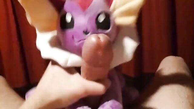 Vaporeon pokemon plush masterbation session