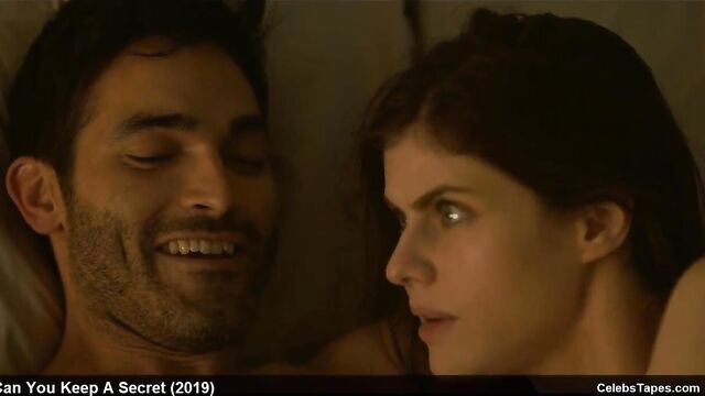 Alexandra Daddario sexy and naughty movie scenes