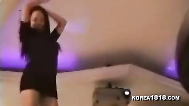 Korean stripper dancing the night away