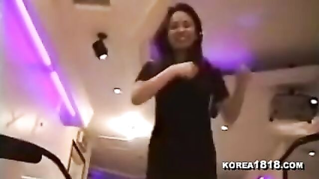 Korean stripper dancing the night away