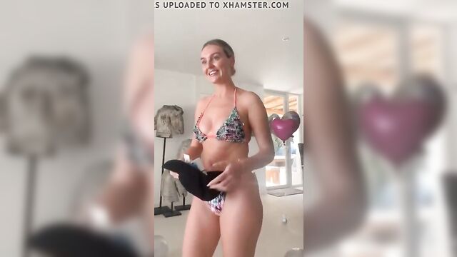 Perrie Edwards looking great in a bikini on her birthday